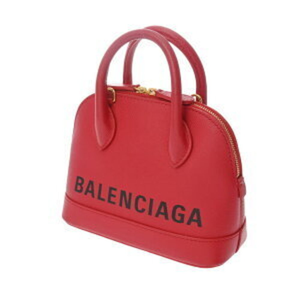 Balenciaga Ville Top Handle XXS Red Leather Bag Handbag - Picture 2 of 9
